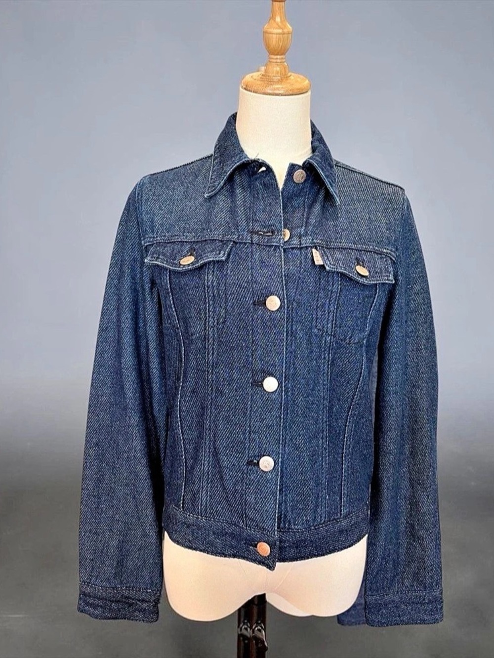 Burberry Denim Jacket in Blue Size 38
